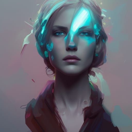 Detailed Portrait with Dynamic Lighting, Artstation Trend