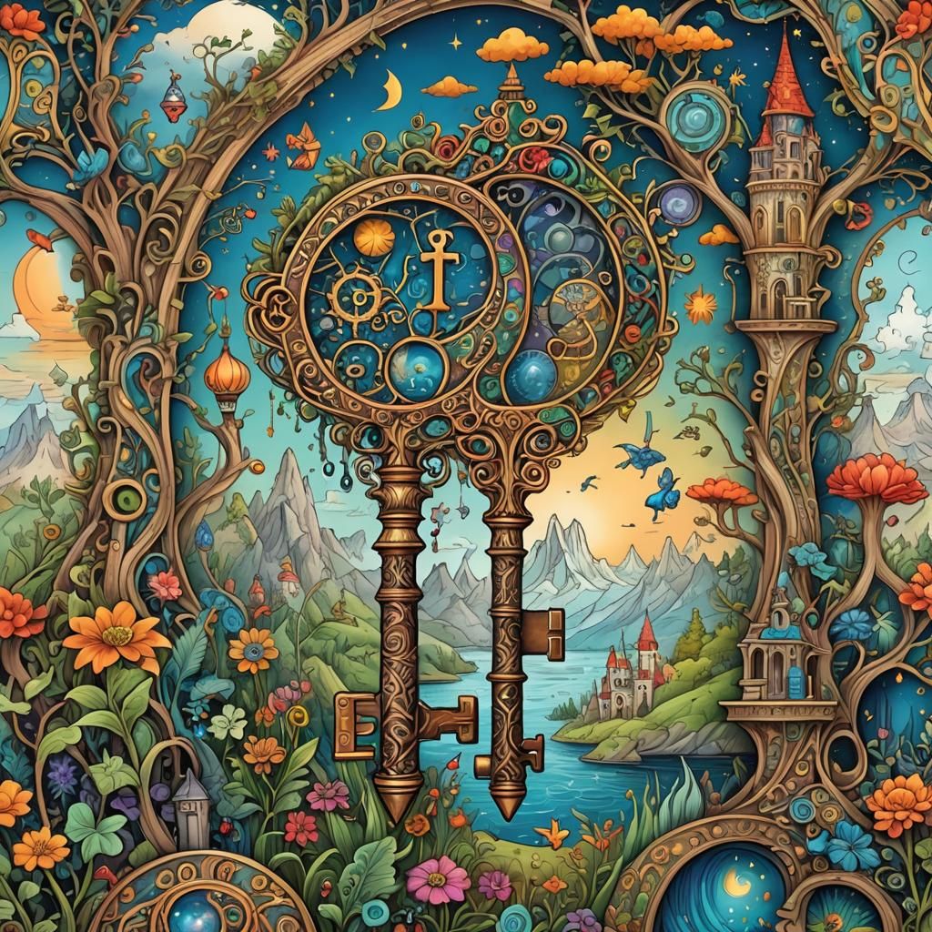 Enchanting Keys to Discovery in a Whimsical Fairytale