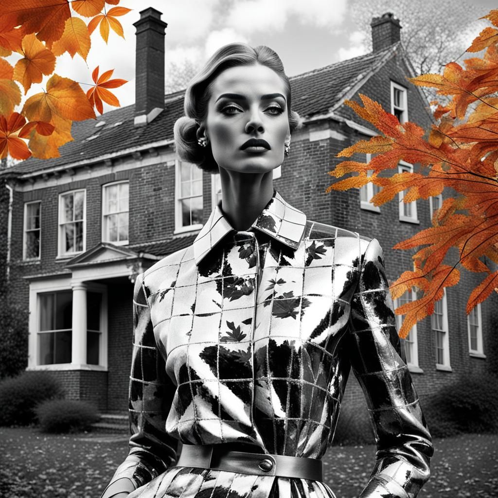 Black and white gold  silver photography, In this hyperreal ...