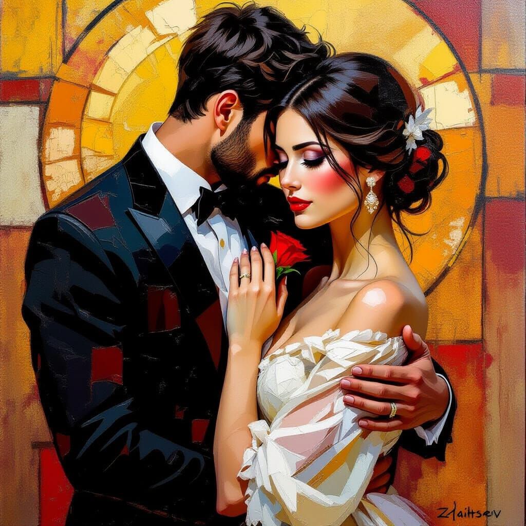 Emotional Harmony Alla Prima Oil Painting