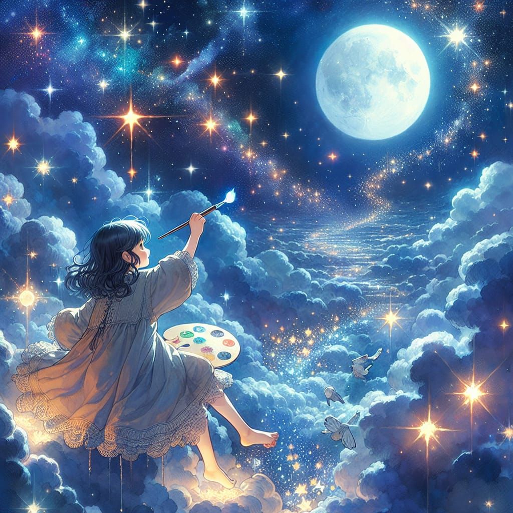 Painting the Stars in the Sky