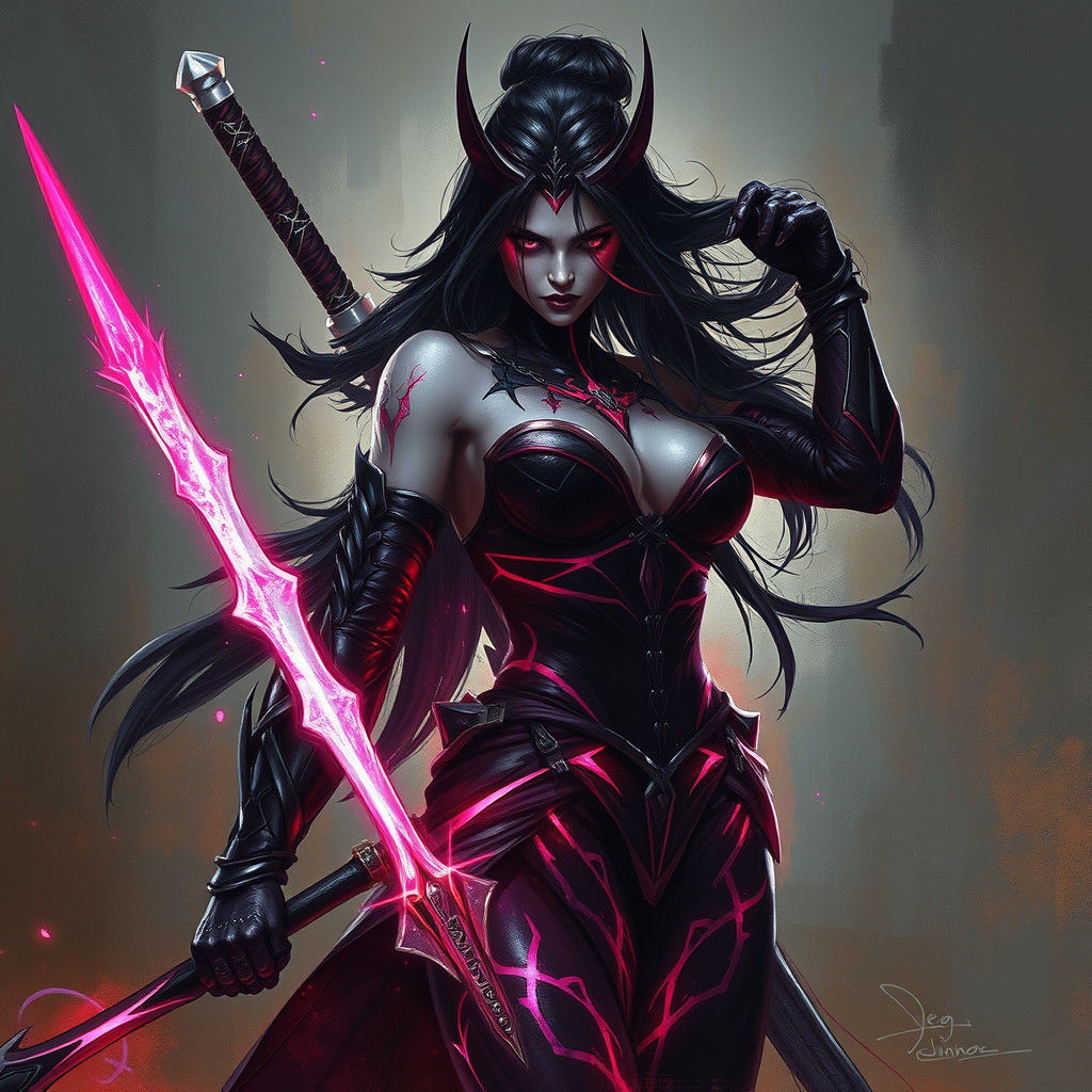 Sinister Psylocke Amalgam with Shi Katana