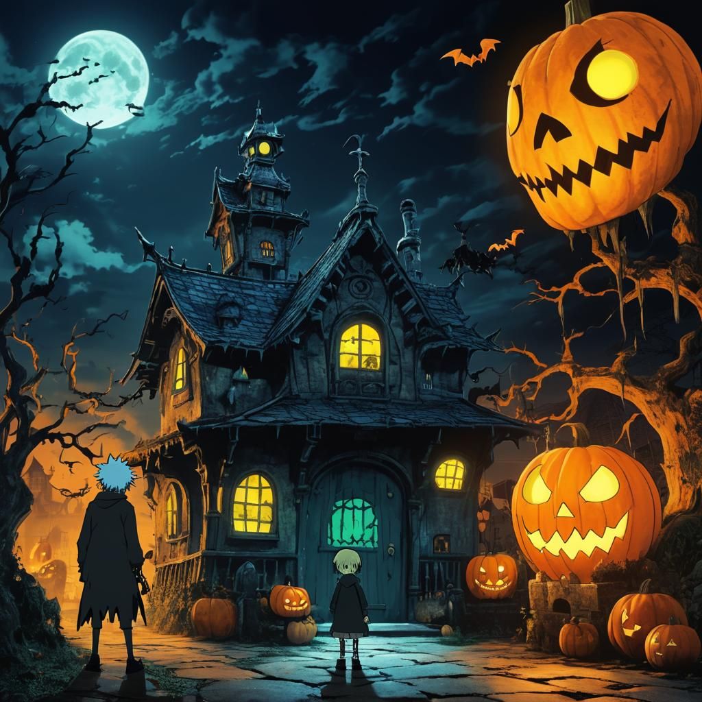Ghibli Meets Final Fantasy: A Halloween Anime