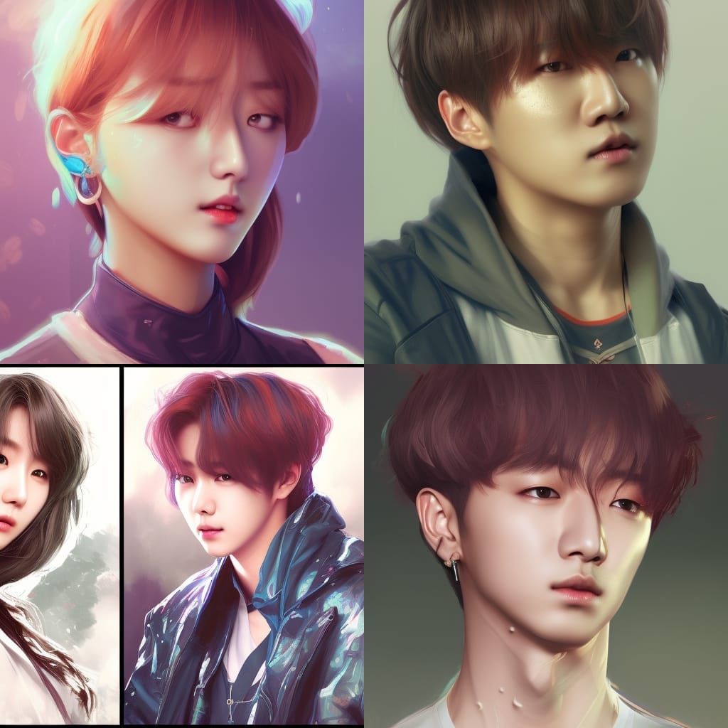 Suga of BTS: Hyperdetailed Kpop Portrait