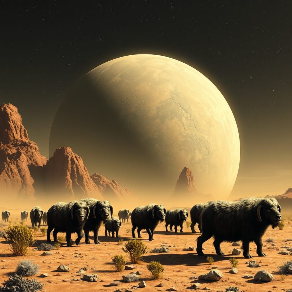 Womback Herd Creatures Roam Mid Rim Agriworld