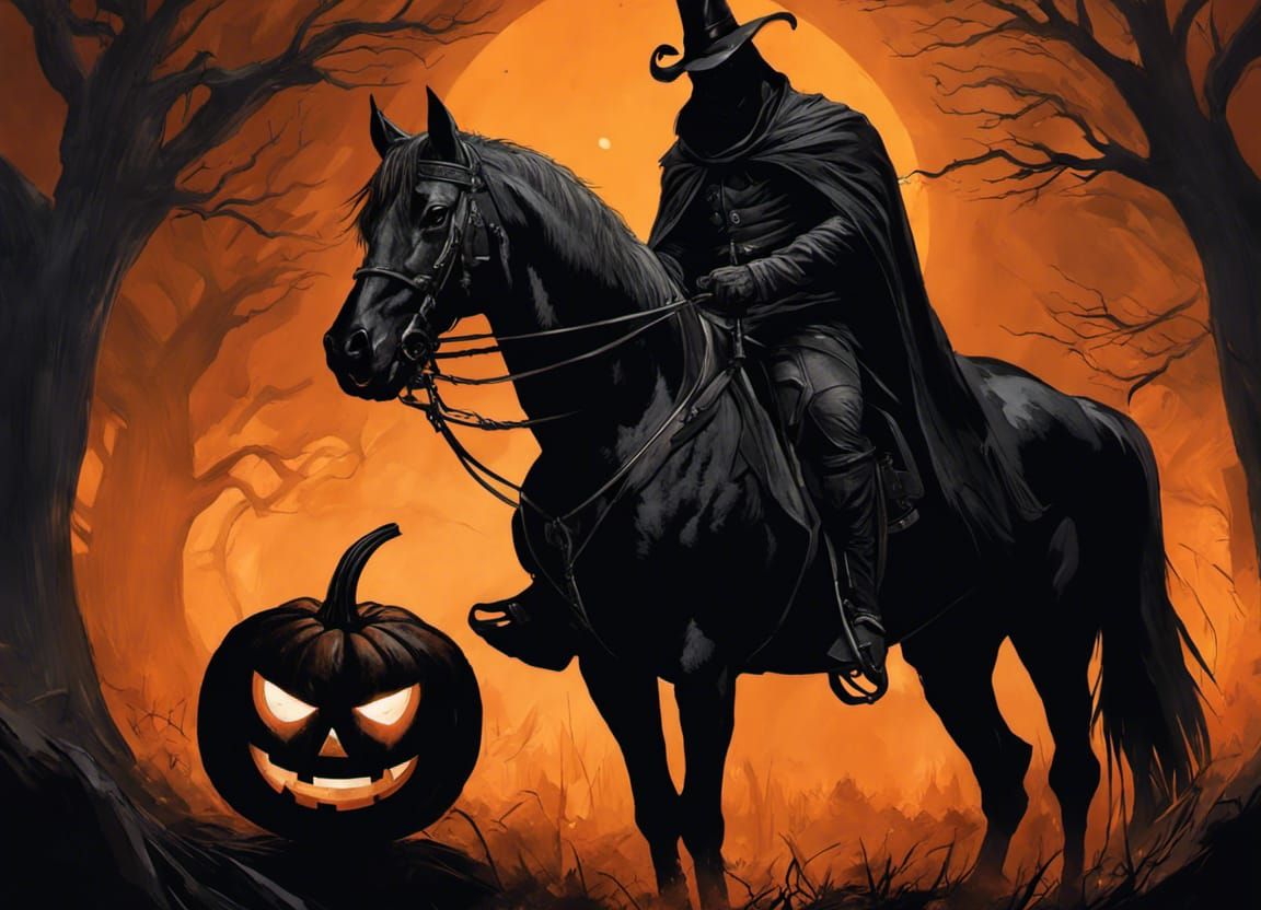 Dark Horseman of Halloween: Horror Concept Art