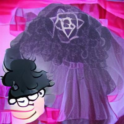 False Goth Rebecca Sugar: An AI Interpretation