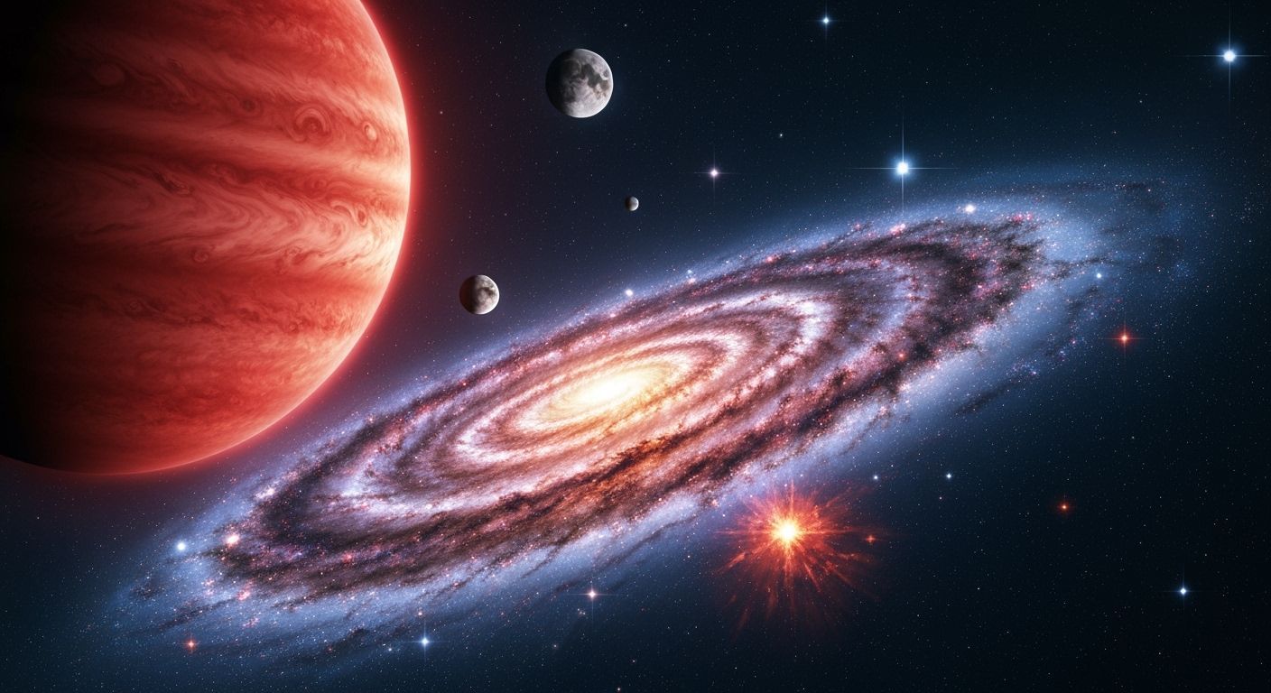 Hyperrealistic Milky Way Galaxy Concept Art