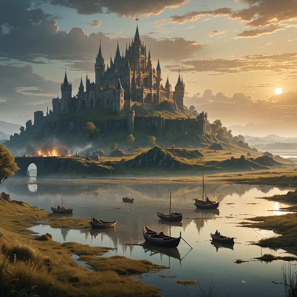 Fyris Wolds: Golden Hour at King's Palace