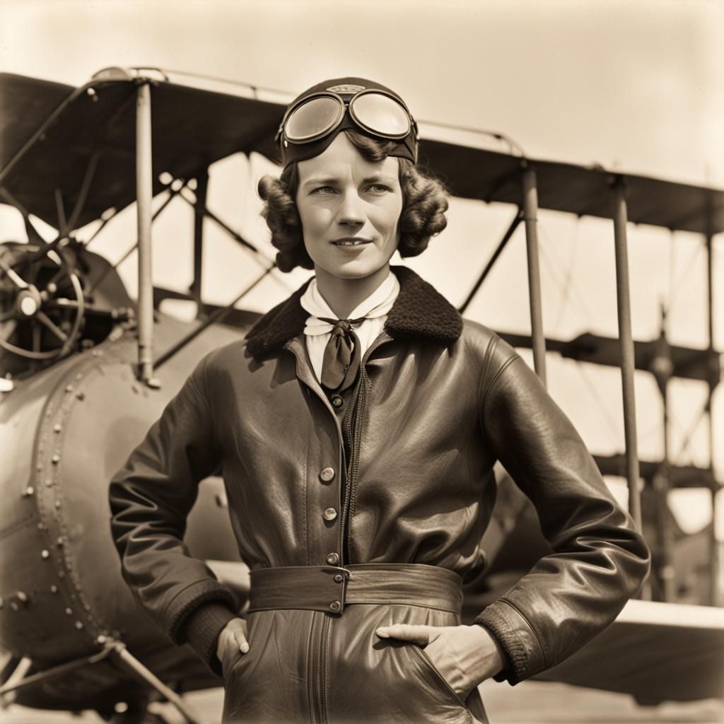 Young Amelia Earhart Inspires Women