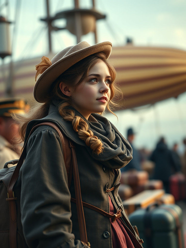 Young Lady Aboard the Celestial Nautilus: Photo
