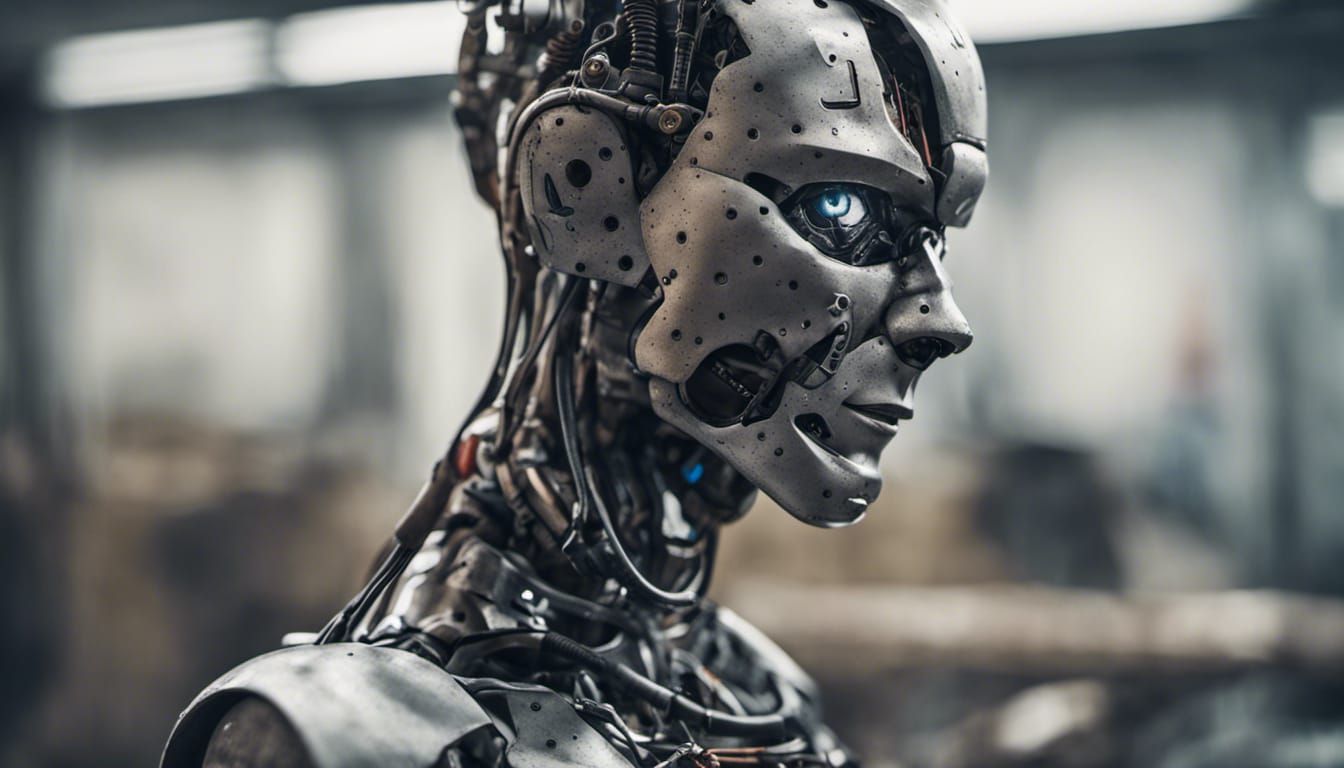 Robot Driver Portrait in Ambient Light