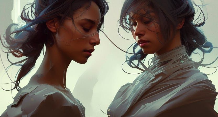 Emergence Portrait in Anime Ghibli Style