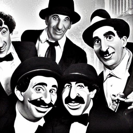 The Marx Brothers as Hanna-Barbera Cartoons