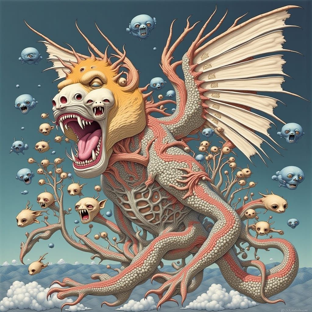 Seraphinianus Surreal Creatures and Landscapes