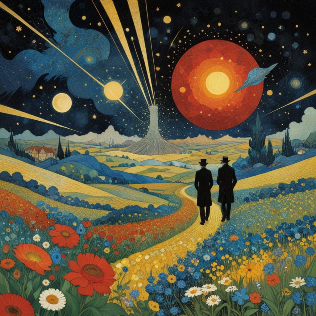 Mosaic Nuclear Party Inspired by Masters