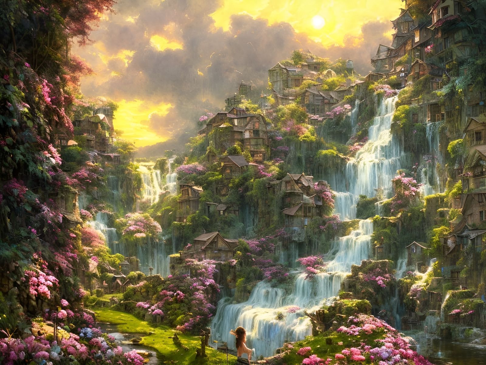 Bucolic Waterfalls