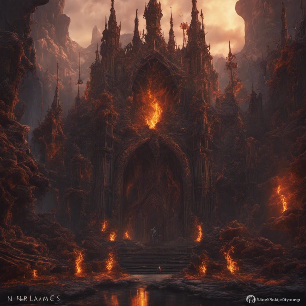 Fantastical Matte Painting in Deep Color