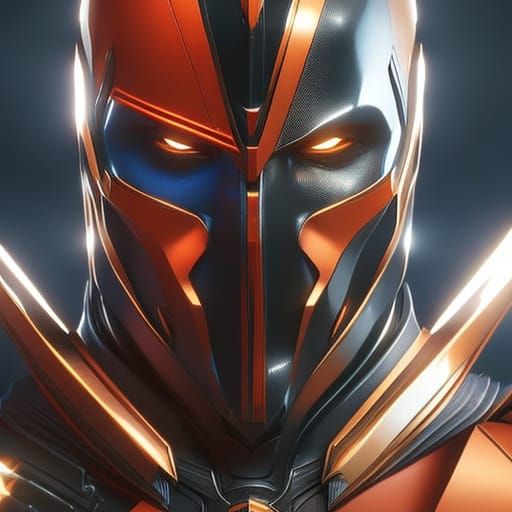 Deathstroke Portrait in Hyperdetailed Lighting