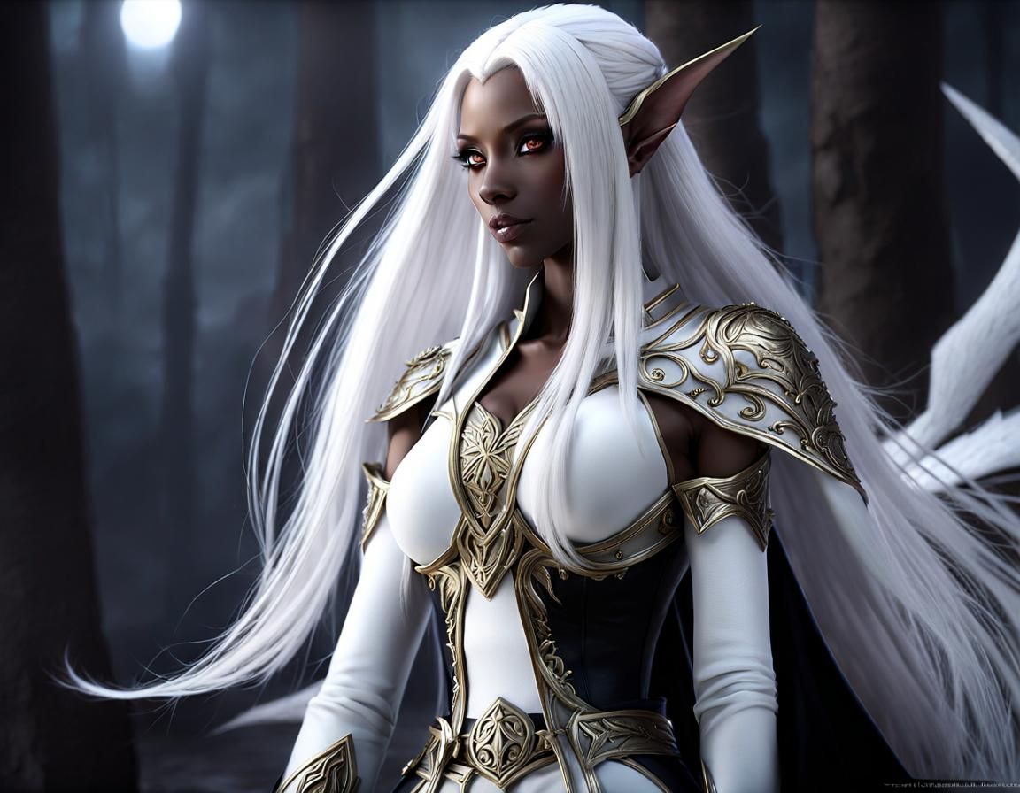 Pirotess the Dark Elf in Natural Light