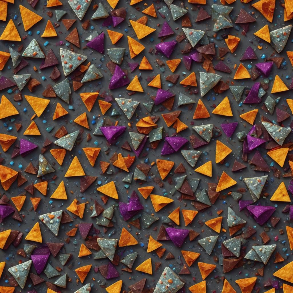 Detailed Matte Painting of Doritos in Deep Color