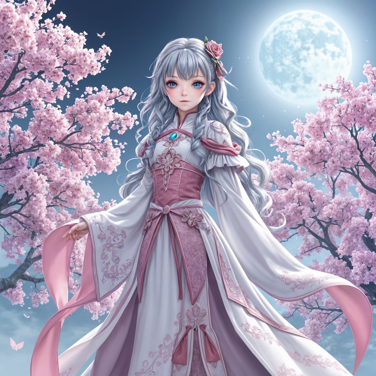 Breathtaking Shoujo Manga Cover in 3D Anime Style