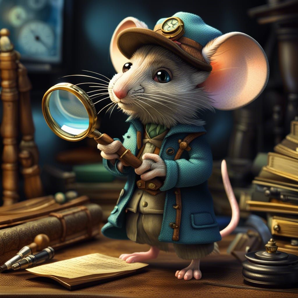 Cute Mouse Detective, Studio Ghibli Style