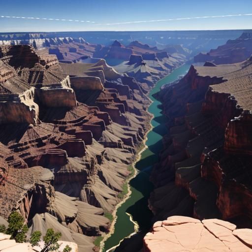 AI Interpretation of the Grand Canyon