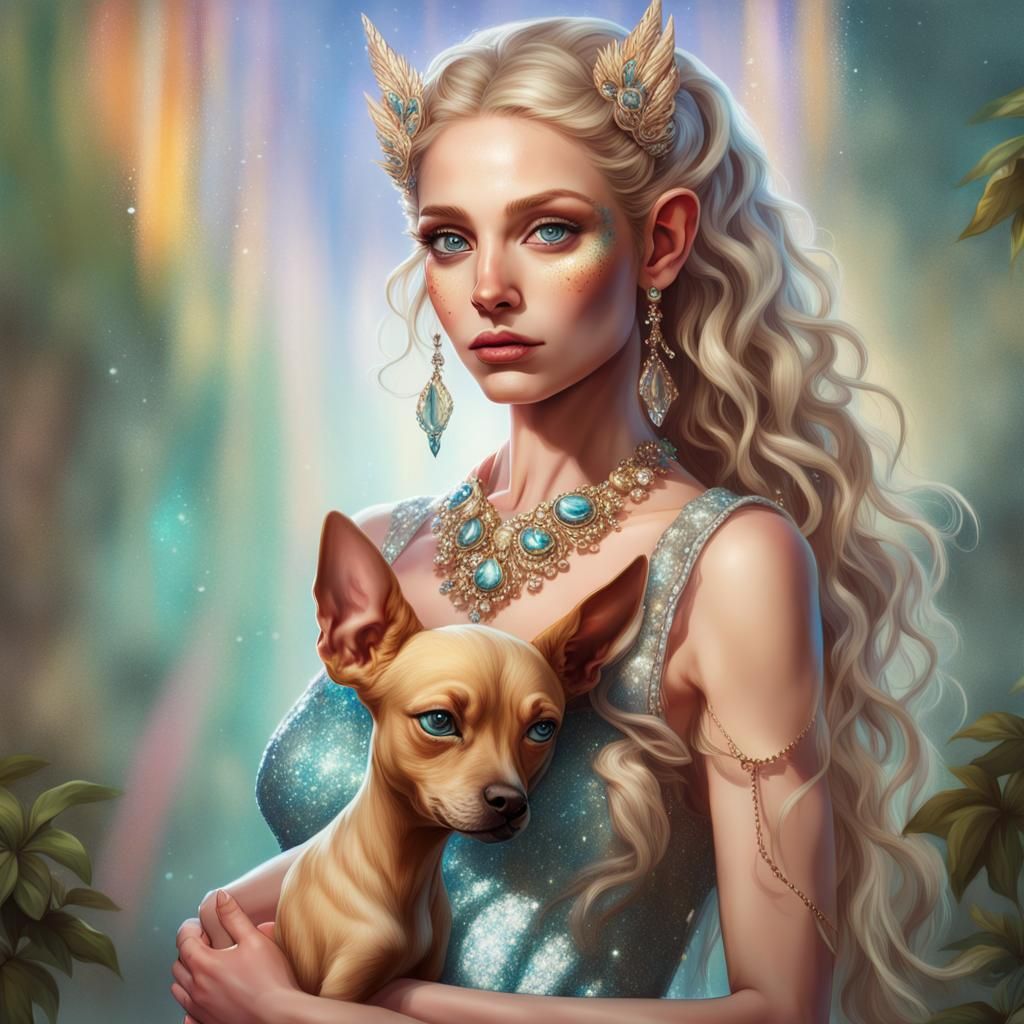 Intricately Detailed Elf Portrait in Hyperrealistic Style