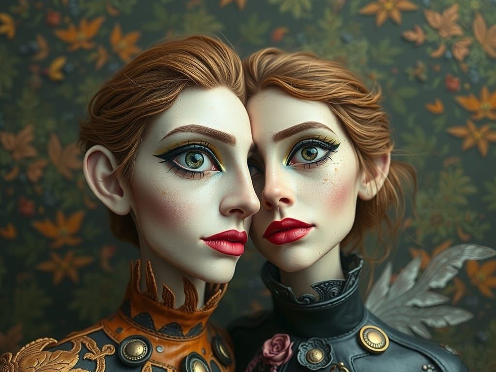 Where They Touched Split-Infinity in Their Clothes Carved fr...