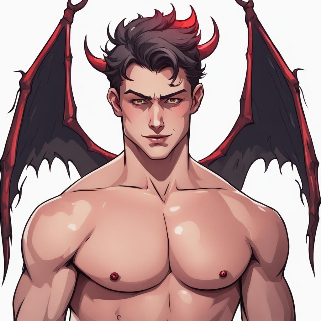 Handsome Shirtless Devil