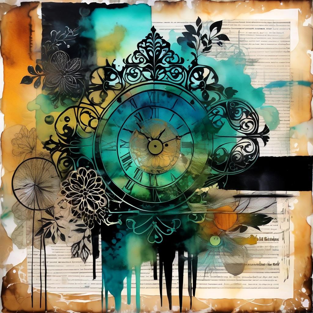 Mongolian Woman: Mixed Media Encaustic Painting