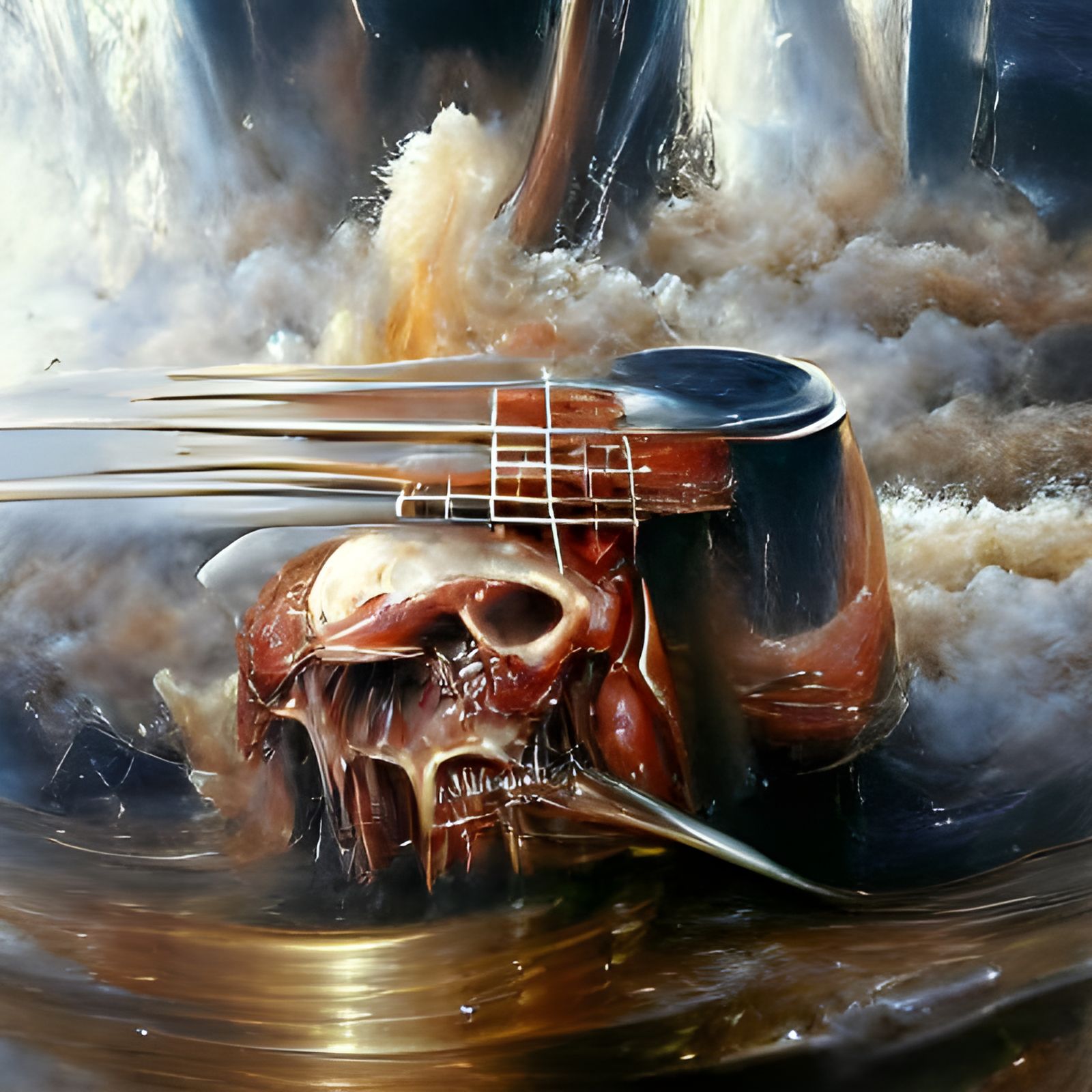 Heavy Metal Music as Oil Painting