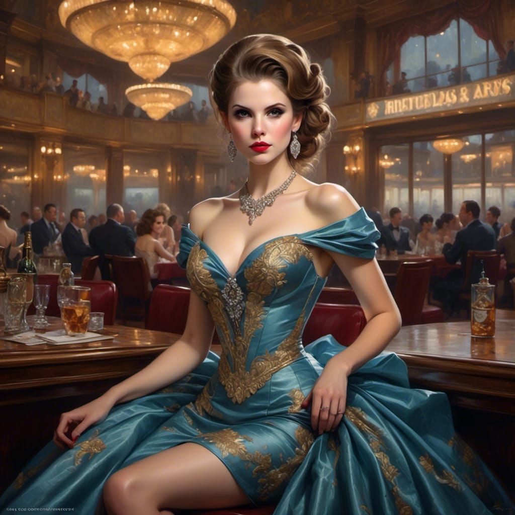 Anna Kendrick as Las Vegas Showgirl