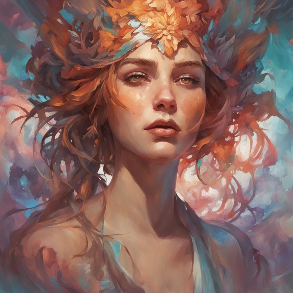 Detailed Portrait with Dynamic Lighting and Intricate Detail...