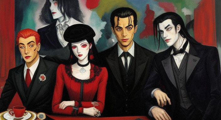Elegant Vampires in a Dark Wonderland