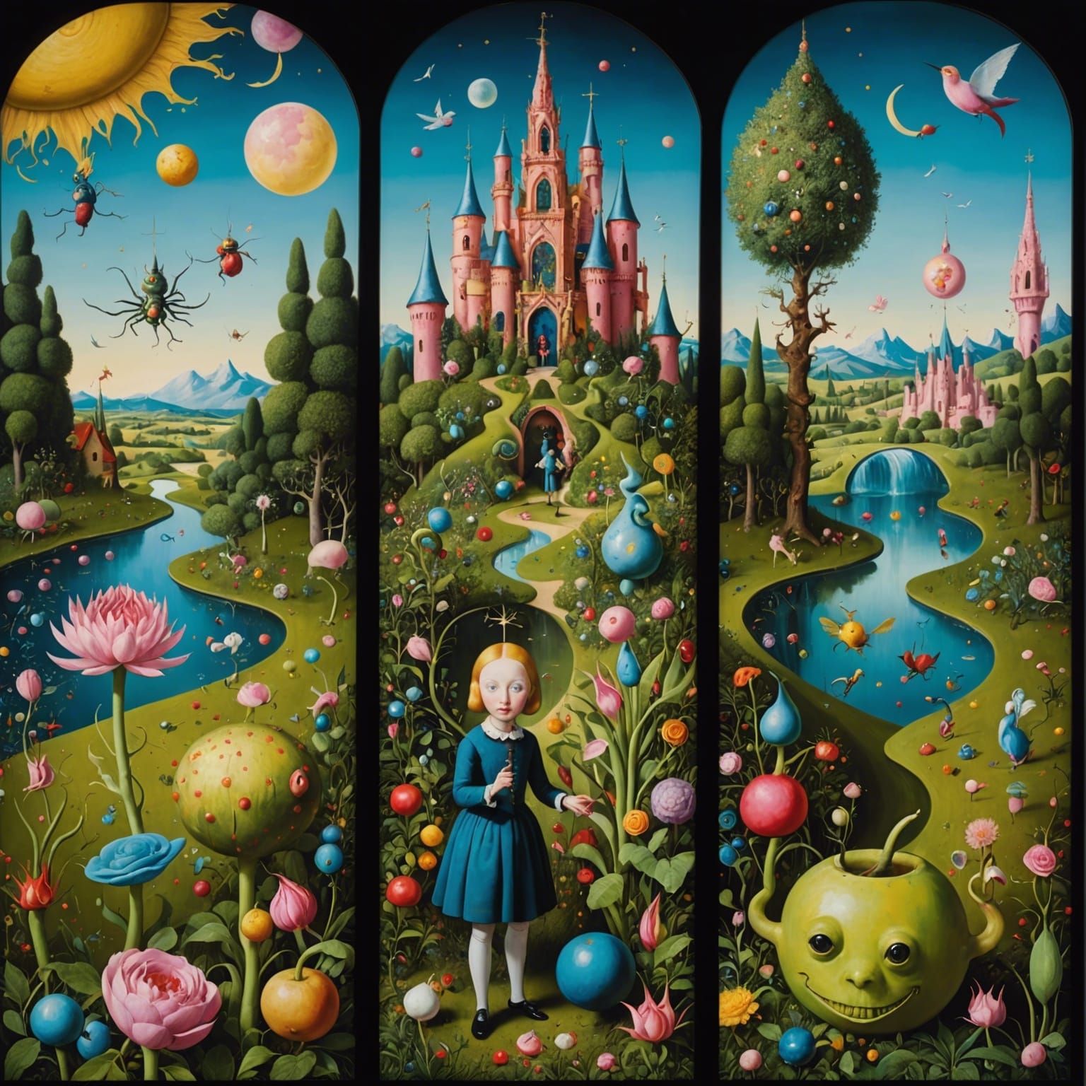Pop Surrealist Garden of Earthly Delights