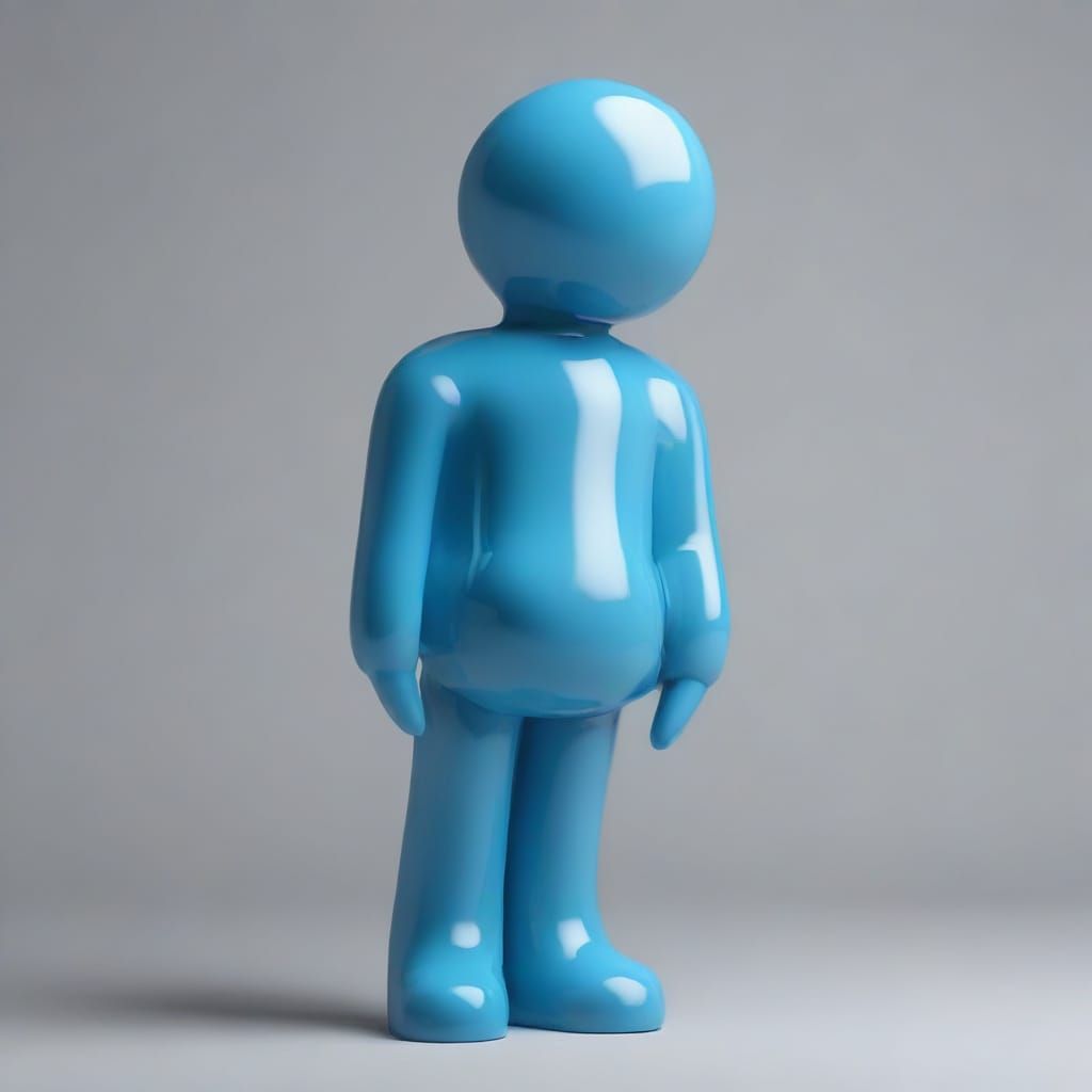 Whimsical Candy Sculpture in Dynamic Lighting