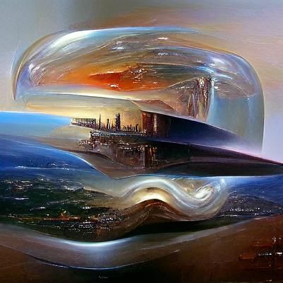 Continuum as Oil Painting by James Gurney