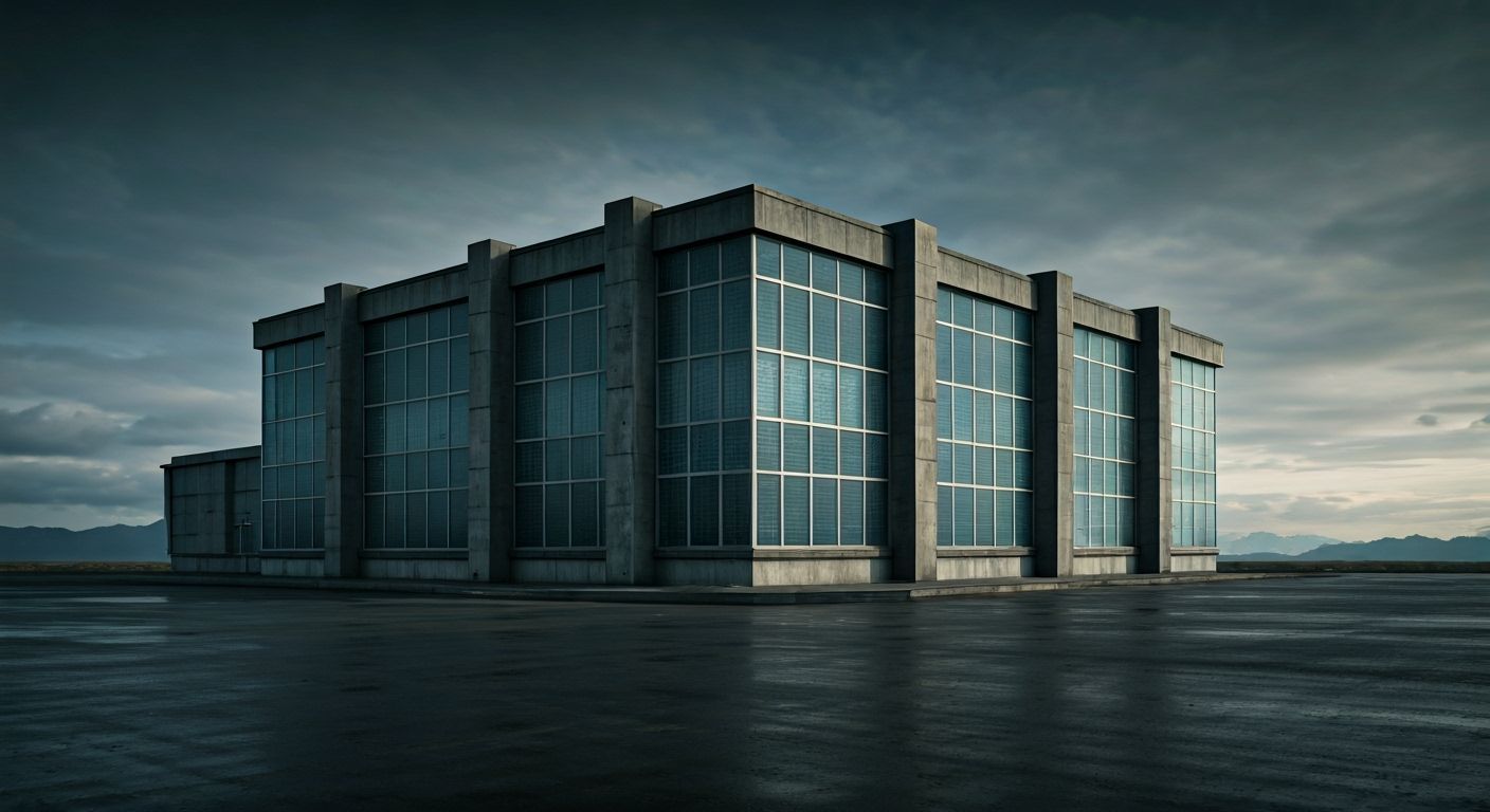 Isolated Facility in Cinematic Style