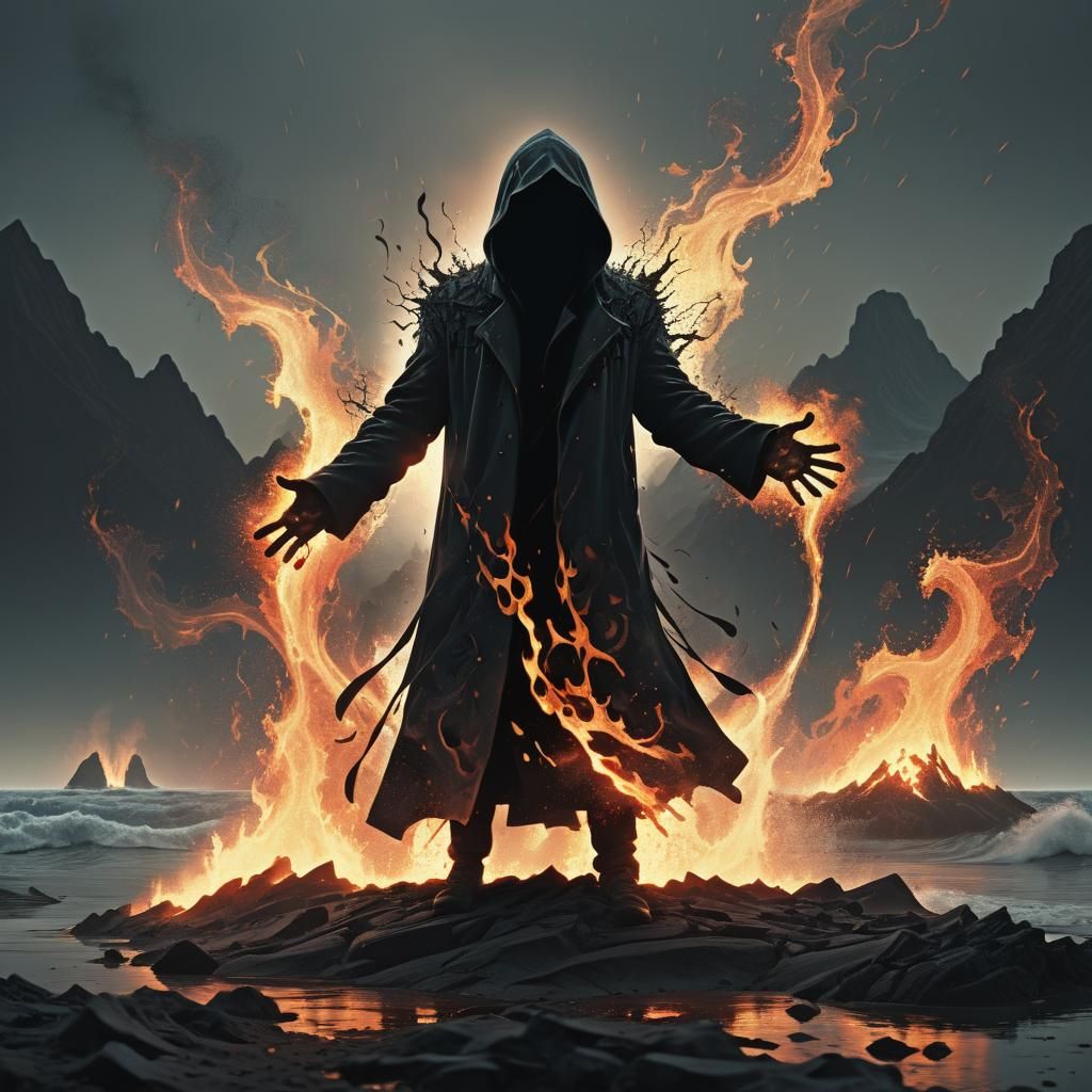 Infernal Agony: Fractal Flames on Barren Isle