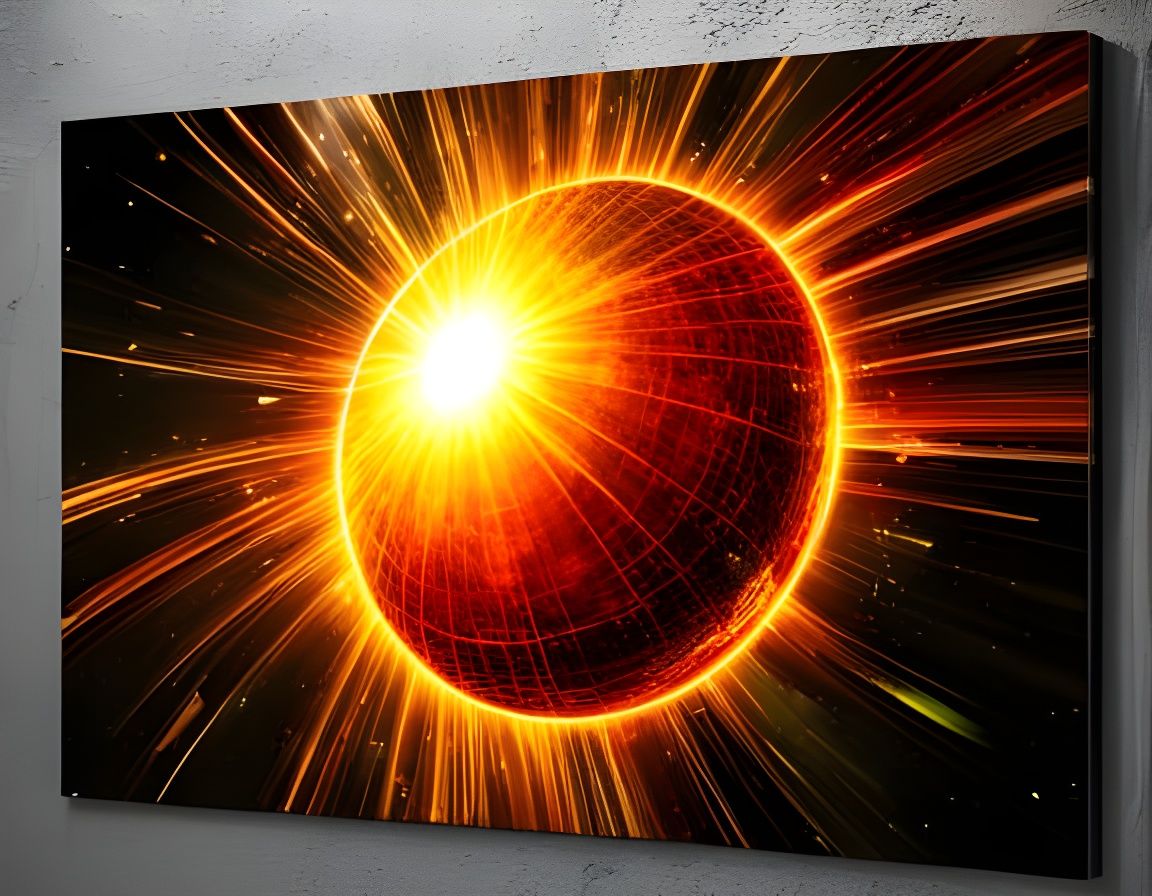 Solar CME in Hyperrealist Style