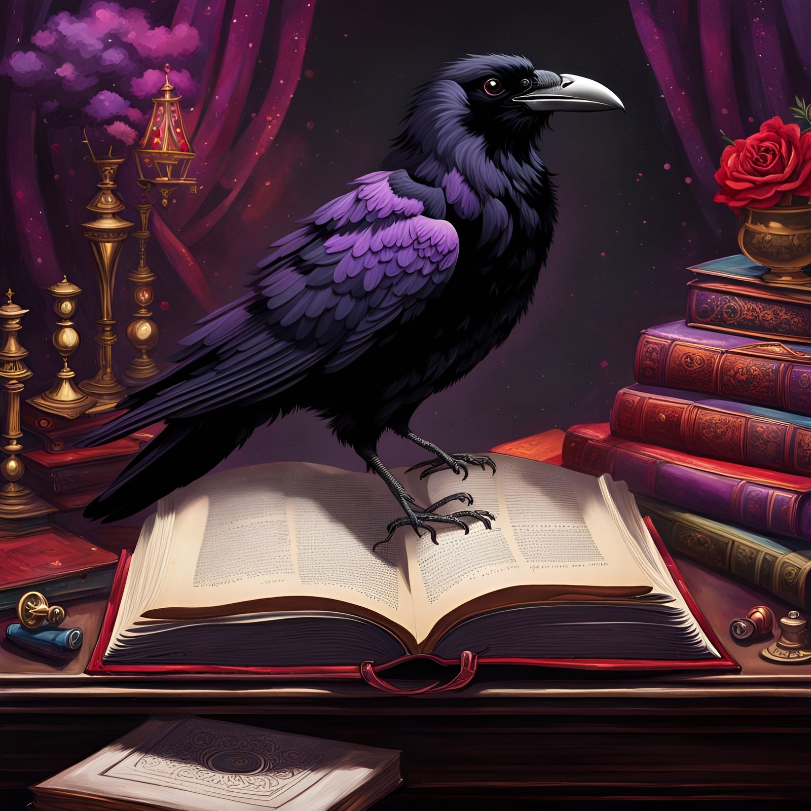 Book Challenge, The Raven by Edgar Allen Poe