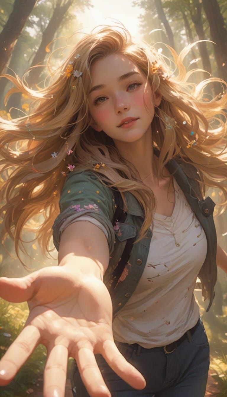 Whimsical Fantasy Friends Enter Enchanted Forest