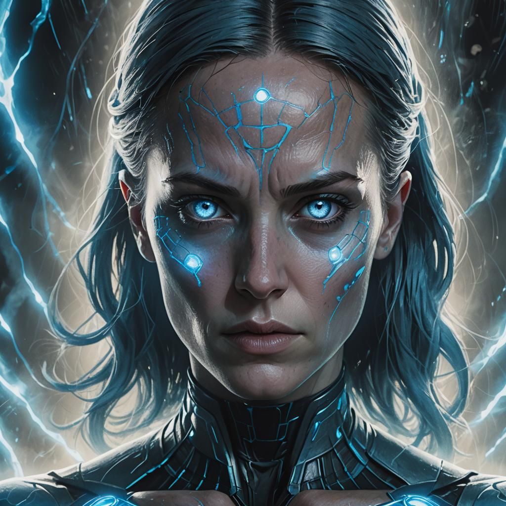 Dr. Manhattan Female Counterpart: Karma Anna Koenig