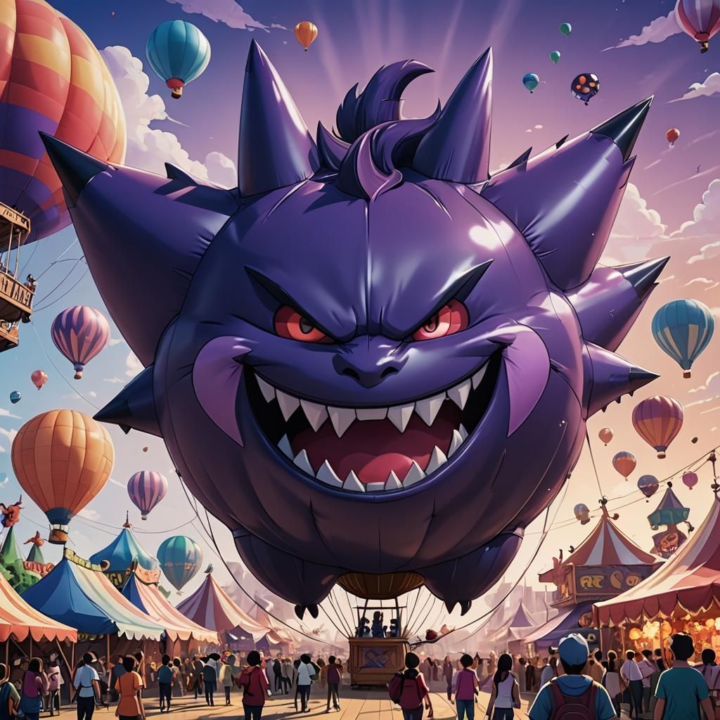 Gengar Hot Air Balloon