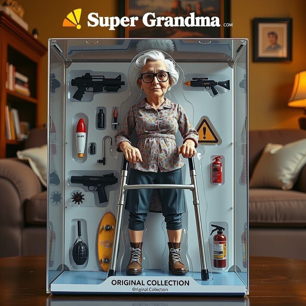 Super Grandma Action Figure