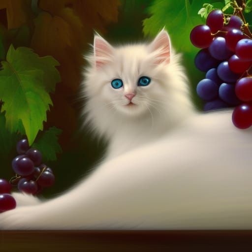 cats and grapes