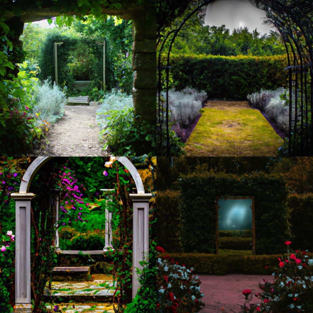 Ethereal Garden Portal to the Afterlife