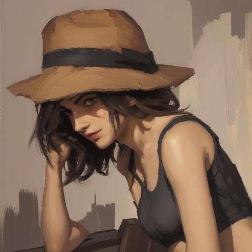 Industrious Vorticist Composition Inspired by David Bomberg